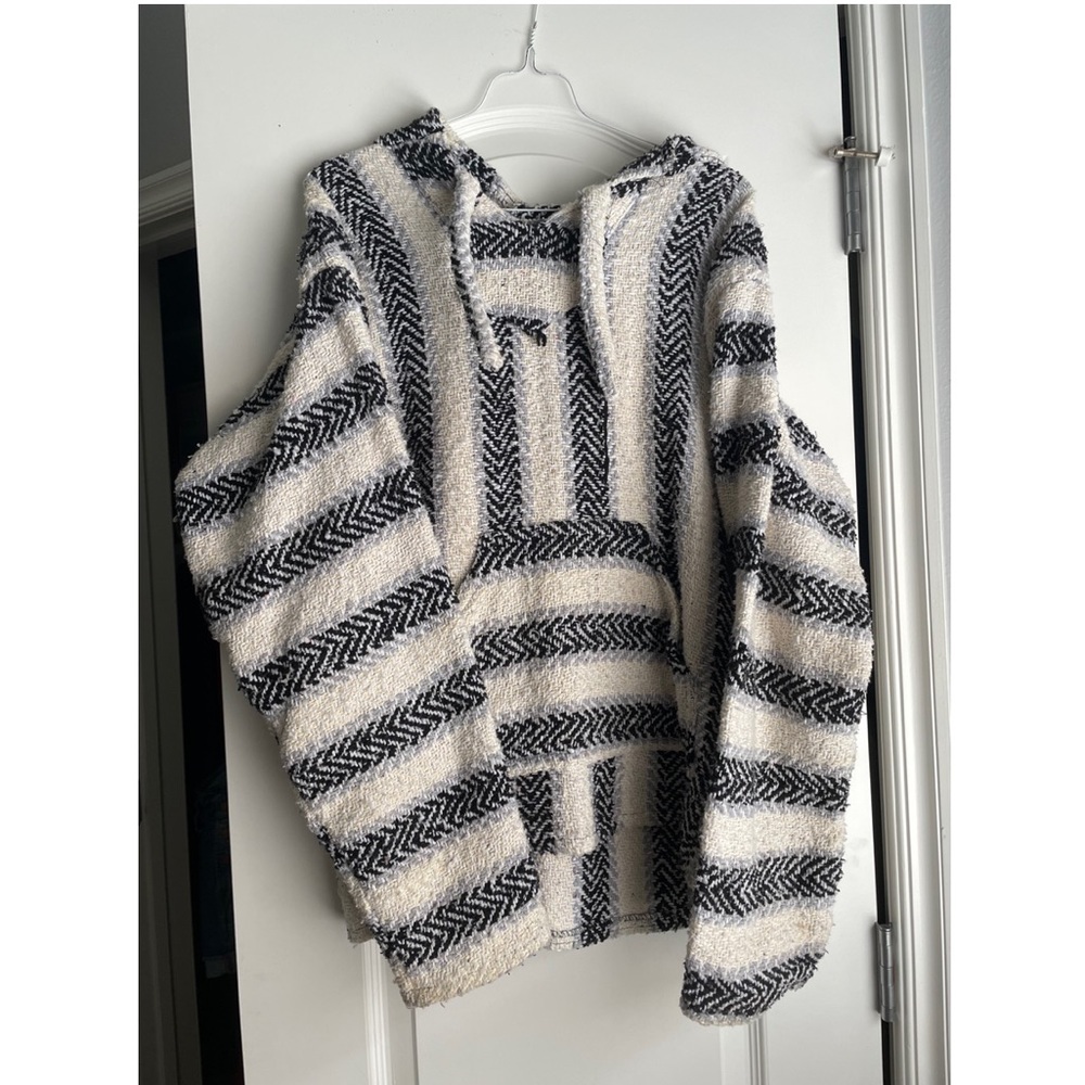 Mexican Baja Poncho / “drug rug”